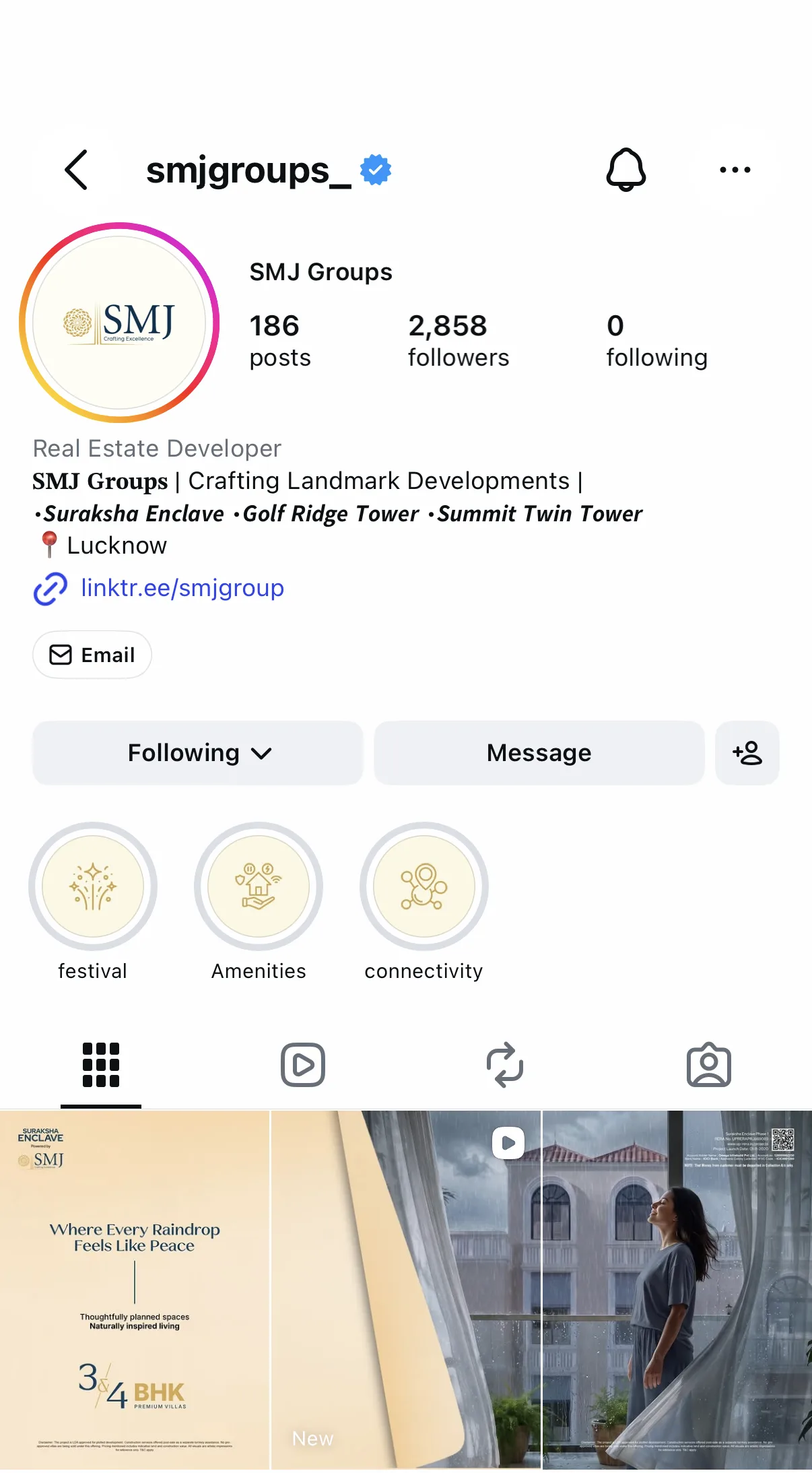 SMJ Group Instagram Profile & Brand Storytelling Showcase