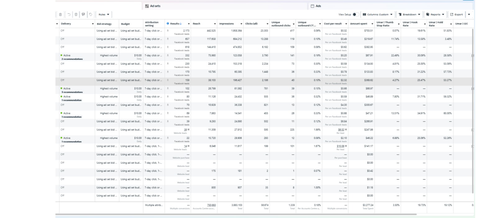 Brandstailer digital marketing case study result for Meta Ads